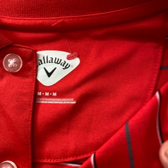 Callaway Red Polo - M - Picture 4 of 4